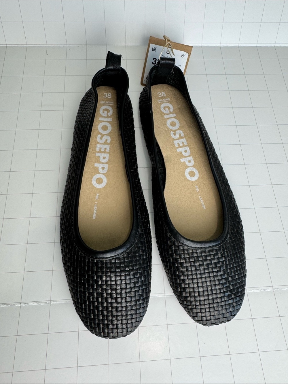 Gioseppo BRAIDED LEATHER BALLET